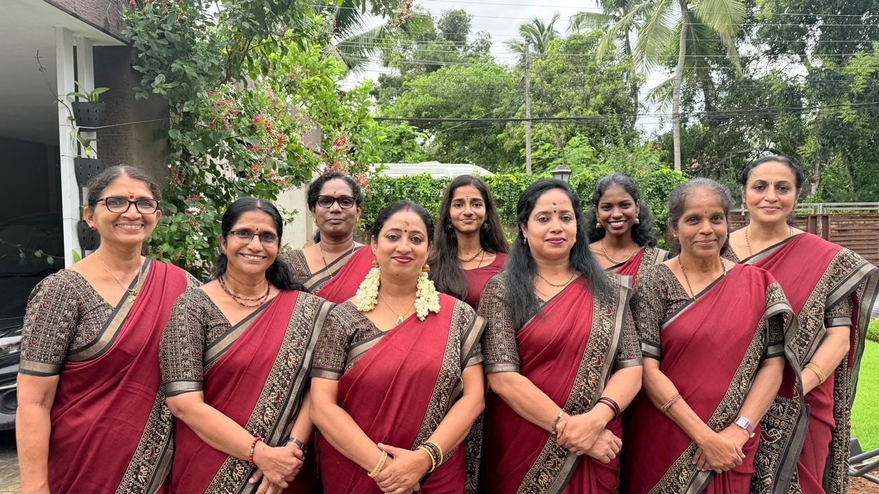Ajitha Hare Bhajans ensemble group photo